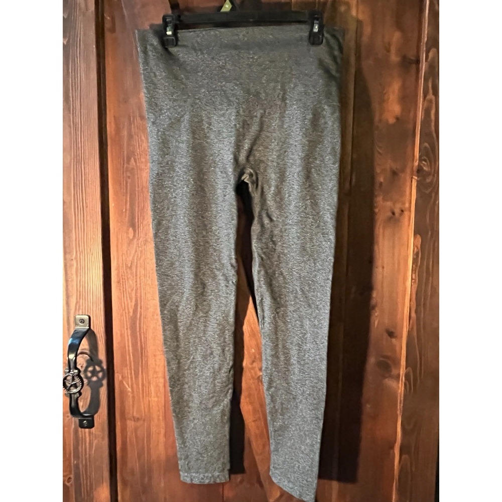 SPANX by Sara Blakely Look At Me Now Seamless Gray Leggings Size 1X